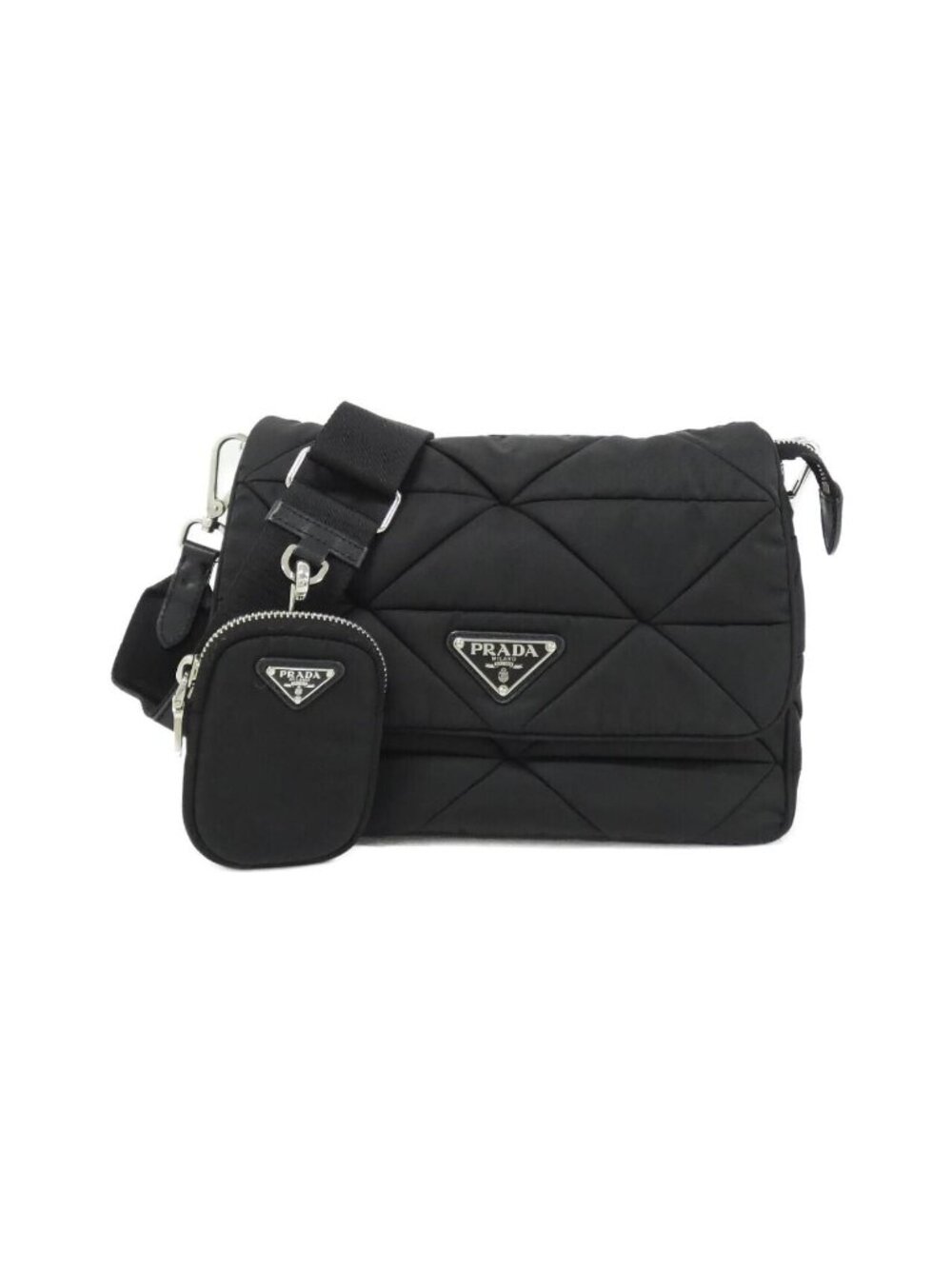 Prada Shoulder Bag Silver